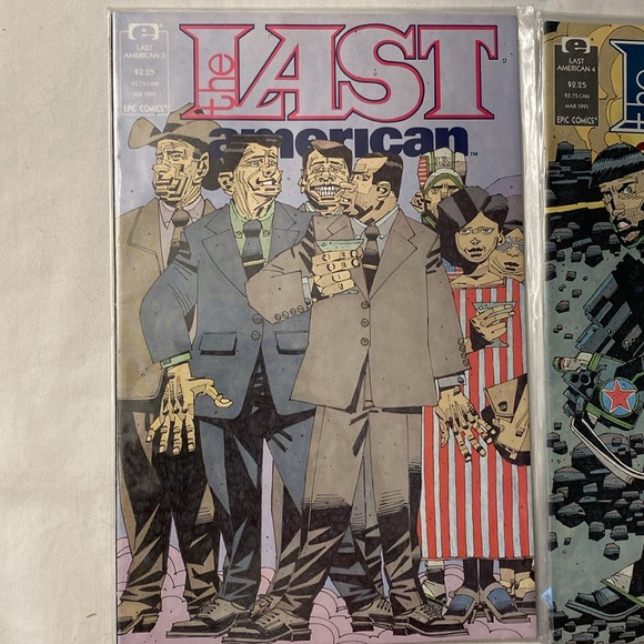 Epic Comics Lot of 2 ~ The Last American #3 & #4 - Picture 2 of 5